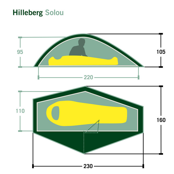 Hilleberg SOULO - Kuppelzelt Ansicht 2