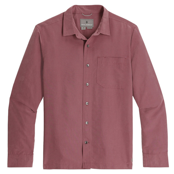 DESERT PUCKER DRY L/S Herren - Outdoor Hemd-WILD RHUBARB