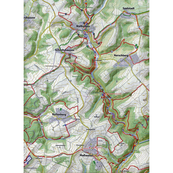 PFÄLZERWALD 1. BLATT 39-546, 1 : 25 000 - Wanderkarte Ansicht 3