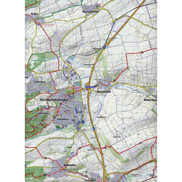 PFÄLZERWALD 2. BLATT 42-550, 1 : 25 000 - Wanderkarte Ansicht 3