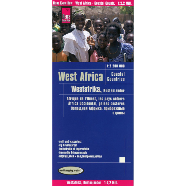 RKH WMP WESTAFRIKA, KÜSTENLÄNDER - Straßenkarte