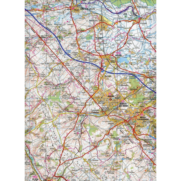 IGN 101 LILLE - CALAIS 1:100.000 - Karte Ansicht 3