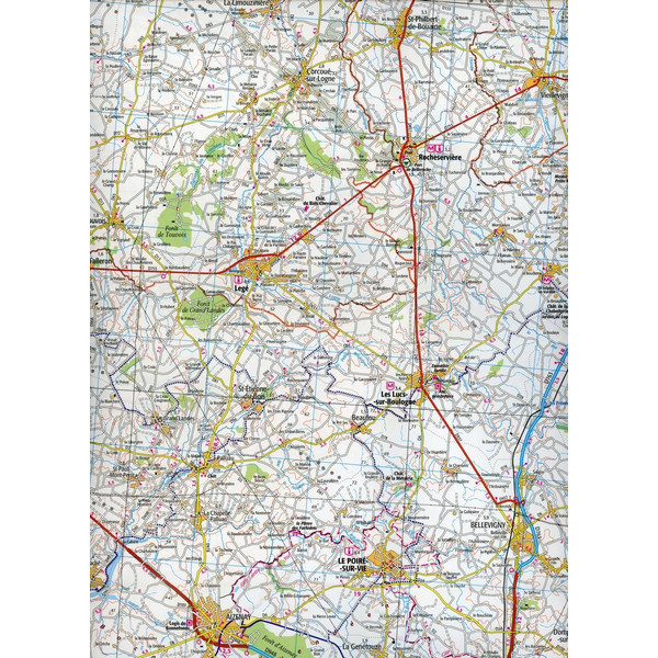 NANTES LA ROCHE SUR YON 1:100 000 - Wanderkarte Ansicht 3