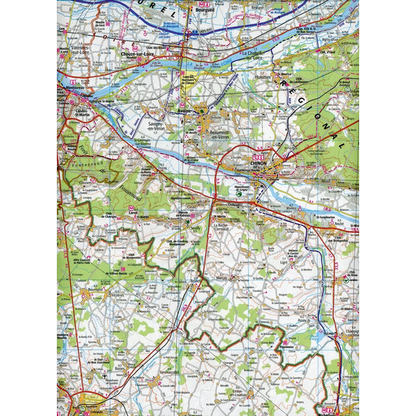 TOURS BLOIS 1:100 000 - Wanderkarte Ansicht 3