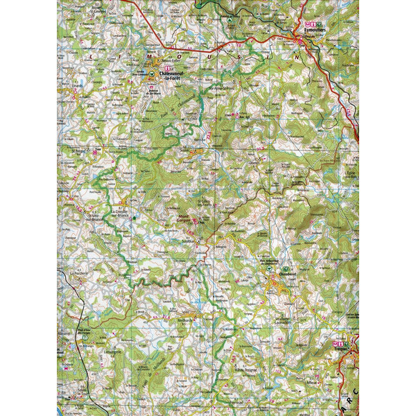 LIMOGES GUÉRET 1:100 000 - Wanderkarte Ansicht 3