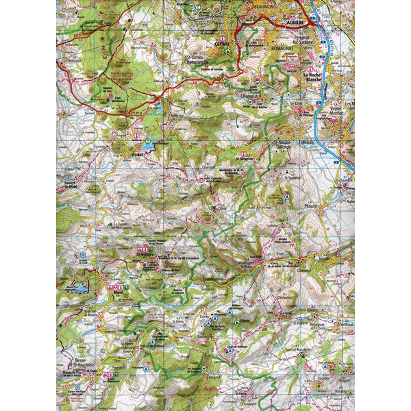 IGN 148 CLERMONT-FERRAND SALERS 1:100 000 - Karte Ansicht 3