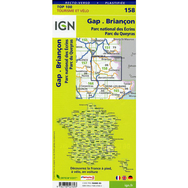 GAP BRIANCON 1:100 000 - Karte Ansicht 2