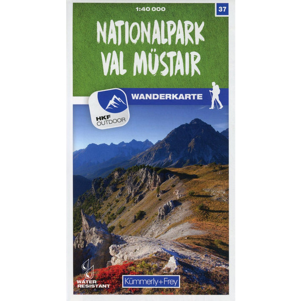 NATIONALPARK - VAL MÜSTAIR 37 WANDERKARTE 1:40 000 MATT LAMI - Wanderkarte Ansicht 1