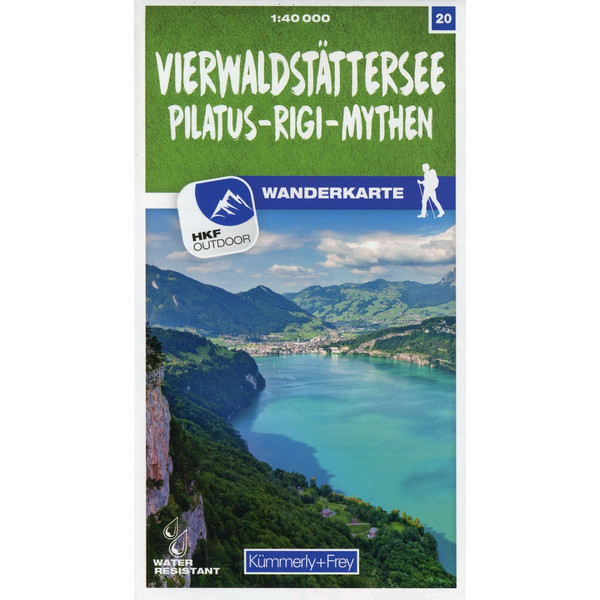 VIERWALDSTÄTTERSEE / PILATUS - RIGI - MYTHEN 20 WANDERKARTE - Wanderkarte Ansicht 1