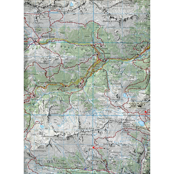 LOCARNO / MAGGIA - VERZASCA 44 WANDERKARTE 1:40 000 - Wanderkarte Ansicht 3