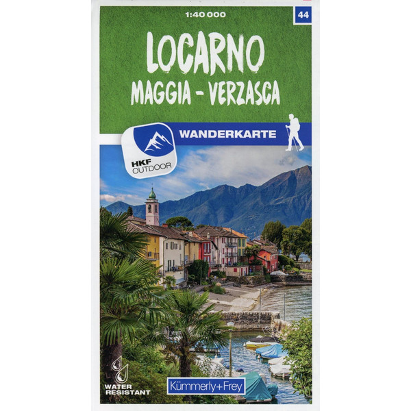 LOCARNO / MAGGIA - VERZASCA 44 WANDERKARTE 1:40 000 - Wanderkarte Ansicht 1