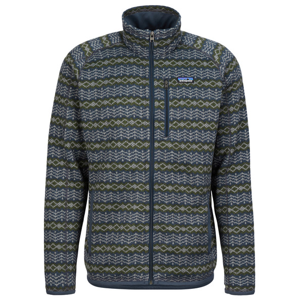 M'S BETTER SWEATER JKT Herren - Fleecejacke-WOVEN TOGETHER: SMOLDER BLUE