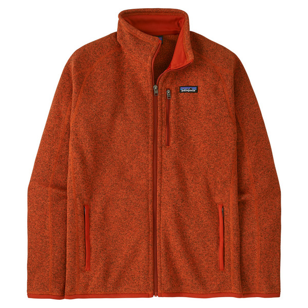 M'S BETTER SWEATER JKT Herren - Fleecejacke-COAL ORANGE