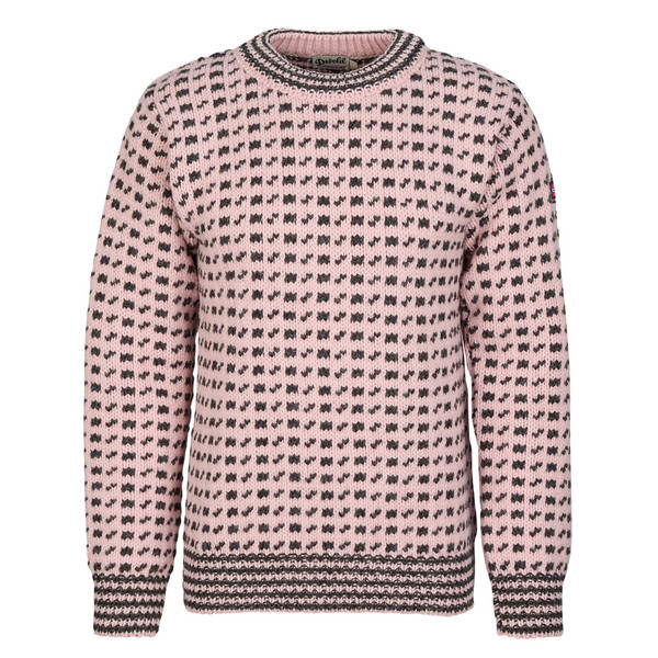 ORIGINAL ISLENDER WOOL SWEATER Unisex - Wollpullover-CHALK PINK/ANTHRACITE