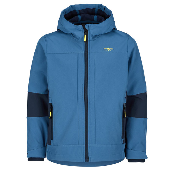 JACKET FIX HOOD Kinder - Softshelljacke-BLUESTONE-B. BLUE