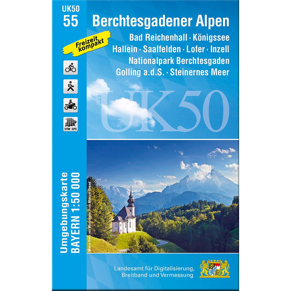 BERCHTESGARDENER ALPEN 1 : 50 000 (UK50-55) Ansicht 1