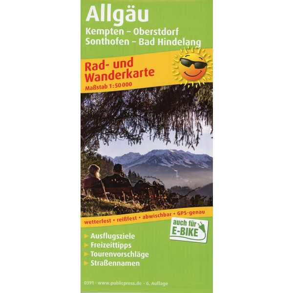 PUBLICPRESS ALLGÄU 1:50.000 - Wanderkarte