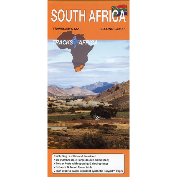 SÜDAFRIKA/LESOTHO/SWAZILAND 1 : 1 000 000 - Straßenkarte