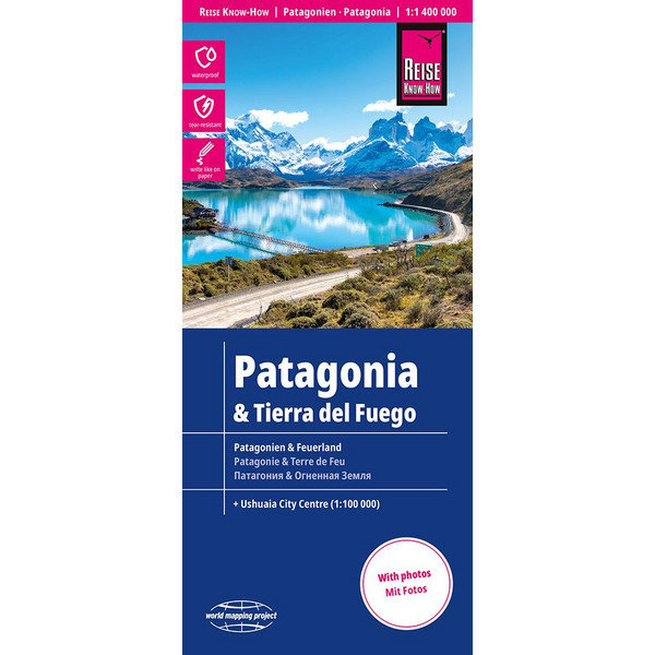 RKH WMP PATAGONIEN, FEUERLAND - Straßenkarte