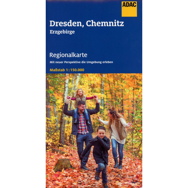 ADAC REGIONALKARTE BLATT 10 DRESDEN, CHEMNITZ 1:150.000 - Straßenkarte Ansicht 1