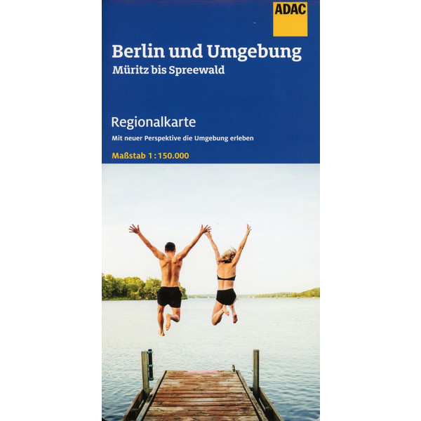 ADAC REGIONALKARTE BLATT 6 BERLIN UND UMGEBUNG MÜRITZ BIS SP - Straßenkarte Ansicht 1
