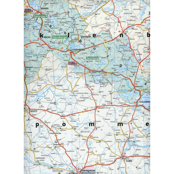 ADAC REGIONALKARTE BLATT 2 MECKLENBURGISCHE KÜSTE - Straßenkarte Ansicht 3