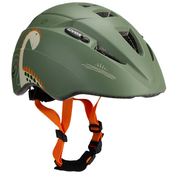 KID 2 CC Kinder - Fahrradhelm-SAGE GREEN DINO MATT