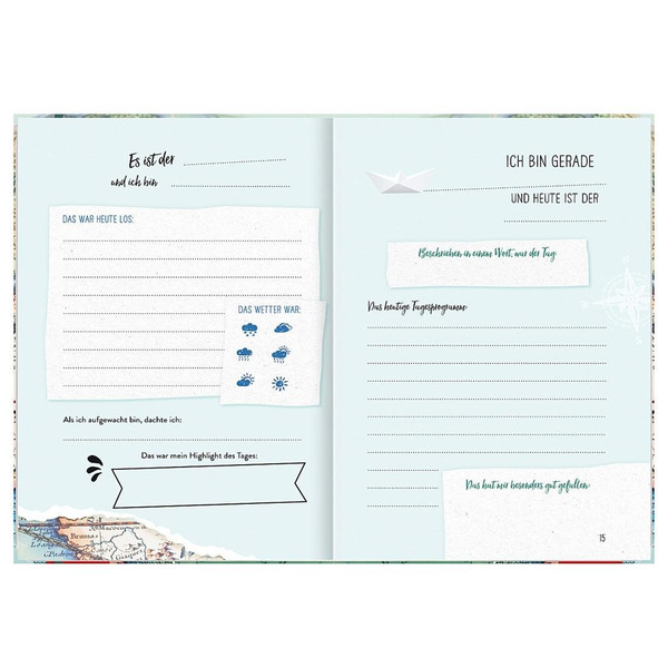 REISETAGEBUCH GO & DISCOVER THE WORLD - Notizbuch Ansicht 2