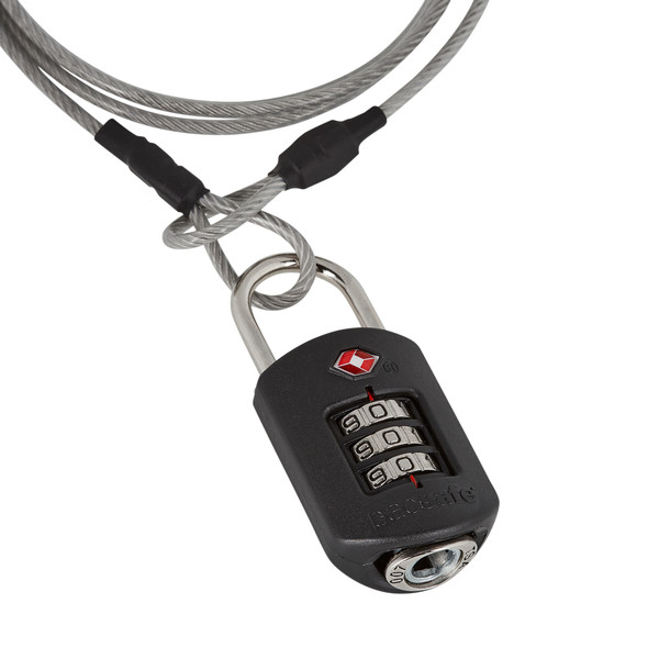 Pacsafe PROSAFE 1000 COMBINATION LOCK WITH STEEL CABLE - Gepäcksicherung Ansicht 2