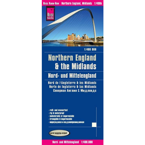RKH WMP NORD- UND MITTELENGLAND - Straßenkarte