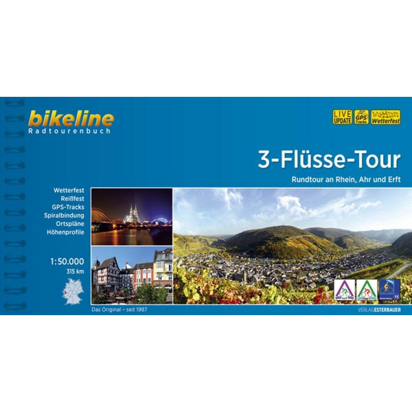 3-FLÜSSE-TOUR - Radwanderführer Ansicht 1