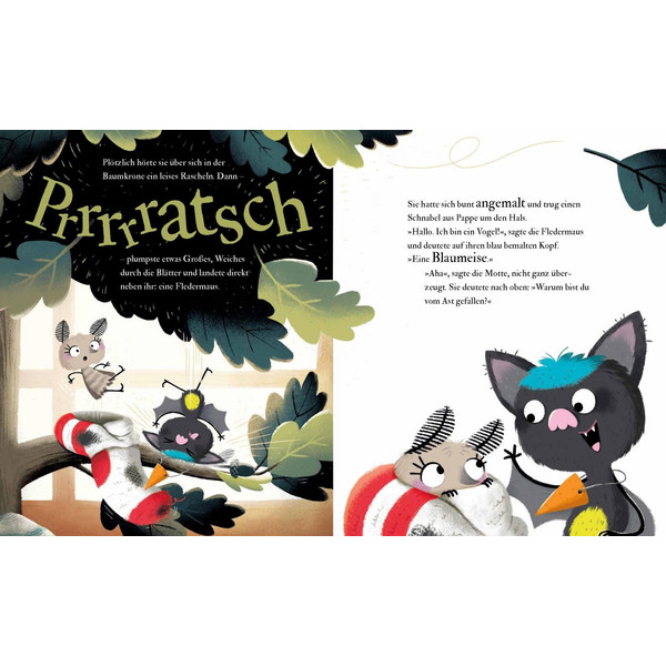 DIE KLEINE MOTTE, DIE DAVON TRÄUMTE, ANDERS ZU SEIN - Kinderbuch Ansicht 3