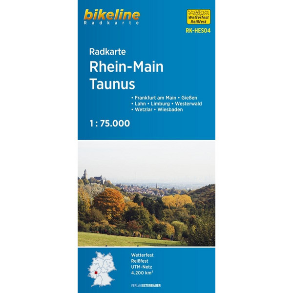RADKARTE RHEIN-MAIN-TAUNUS (RK-HES04) - Fahrradkarte Ansicht 1