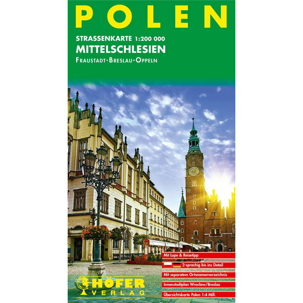 HÖFER POLEN PL006 MITTELSCHLESIEN - Straßenkarte