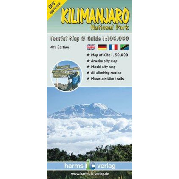 KILIMANJARO NATIONAL PARK TOURIST MAP & GUIDE 1 : 100.000 - Wanderkarte Ansicht 1