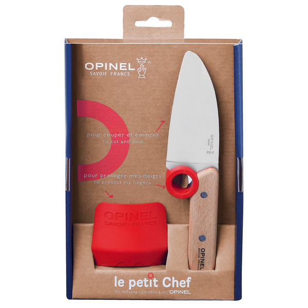Opinel LE PETIT CHEF KINDER KÜCHEN-SET, 2-TEILIG - Feststehendes Messer Ansicht 4