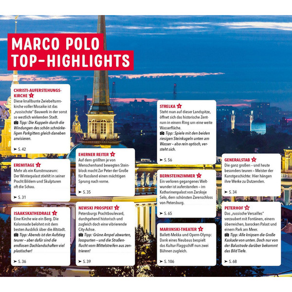MARCO POLO REISEFÜHRER ST. PETERSBURG - Reiseführer Ansicht 2
