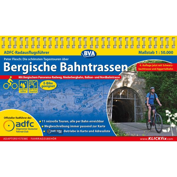 ADFC-RADAUSFLUGSFÜHRER BERGISCHE BAHNTRASSEN - Radwanderführer Ansicht 1