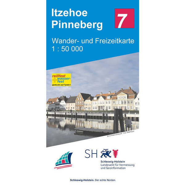 ITZEHOE - PINNEBERG 1 : 50 000 - Wanderkarte Ansicht 1