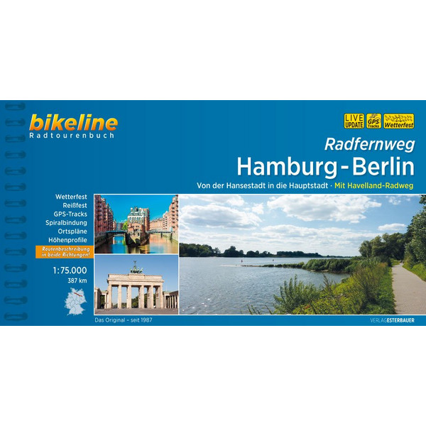 RADFERNWEG HAMBURG-BERLIN - Radwanderführer Ansicht 1
