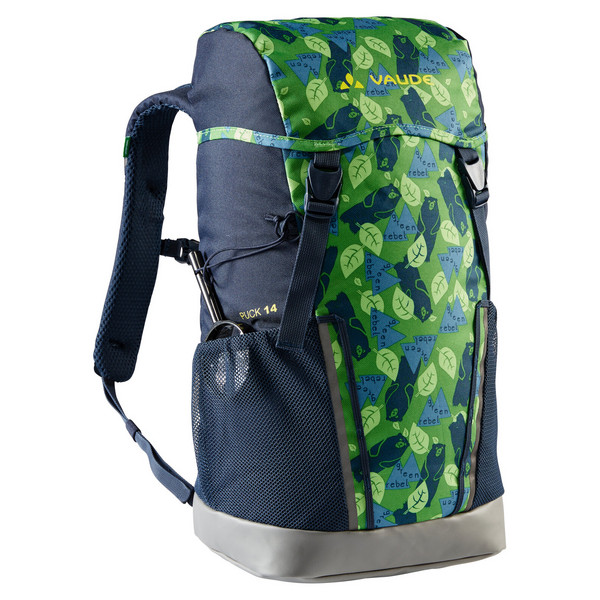 PUCK 14 Kinder - Tagesrucksack-PARROT GREEN/ECLIPSE