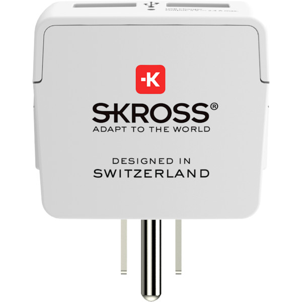 Skross EUROPE TO US USB - Reisestecker