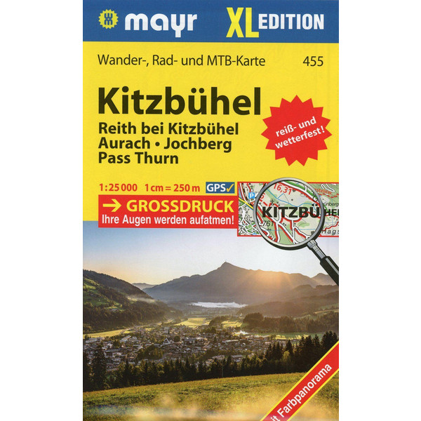 KITZBÜHEL XL 1:25 000 - Wanderkarte Ansicht 1