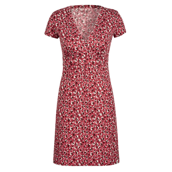 HEDJE PRINTED DRESS Damen - Kleid-AOP VIOLET FLOWERS COWHIDE