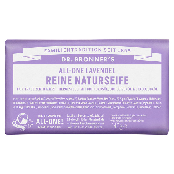 REINE NATURSEIFE (STÜCKSEIFE) - Outdoor Seife-LAVENDEL