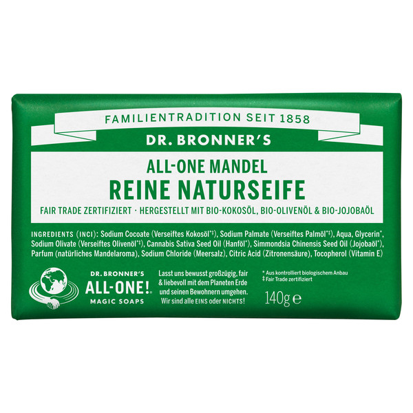 REINE NATURSEIFE (STÜCKSEIFE) - Outdoor Seife-MANDEL