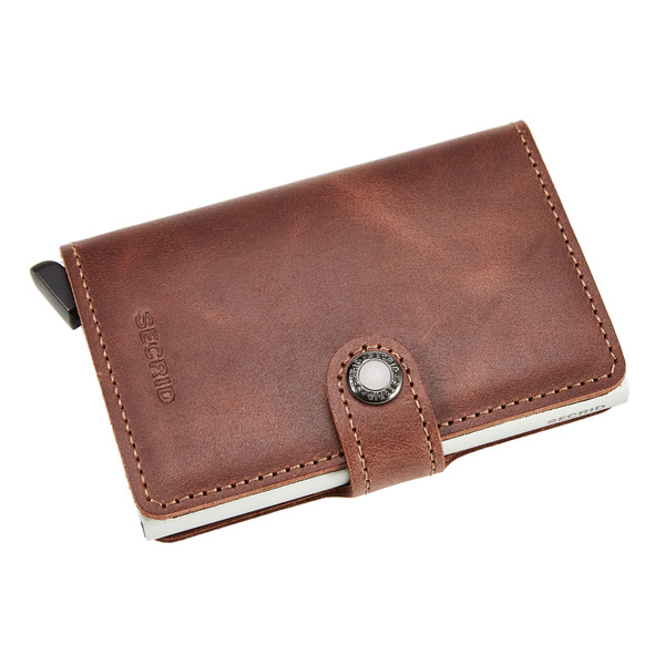 MINIWALLET - Portmonee-VINTAGE BROWN