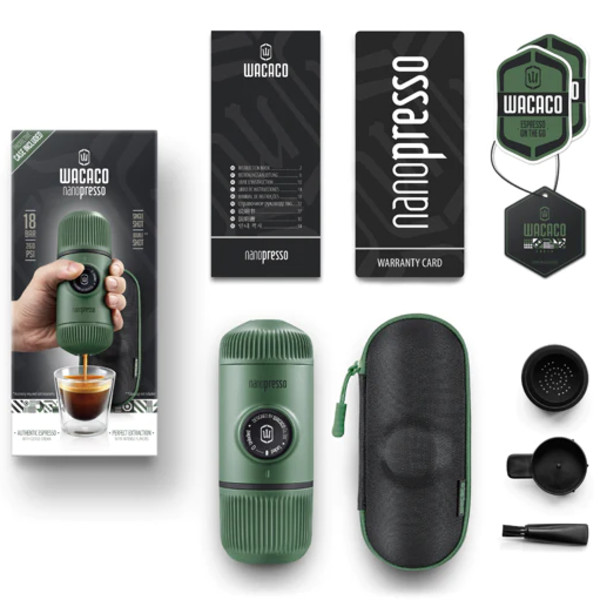 Wacaco WACACO NANOPRESSO INKL. SCHUTZHÜLLE - MOSS GREEN - Kaffeepresse Ansicht 2