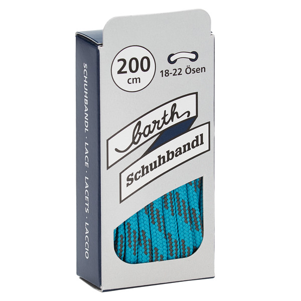 SCHNÜRSENKEL Unisex - Schnürsenkel-TÜRKIS/GRAU