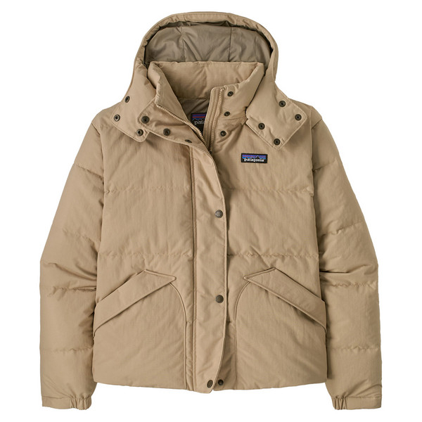W'S DOWNDRIFT JKT Damen - Daunenjacke-OAR TAN W/SEABIRD GREY